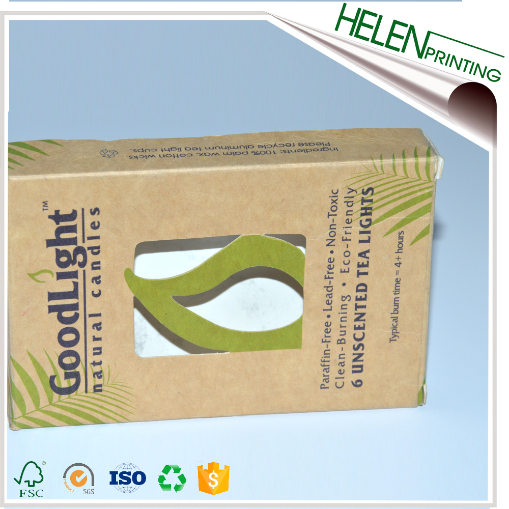 牛皮紙(zhi)窗口展示(shi)盒印刷