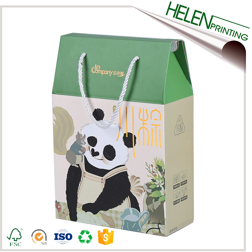 手提繩(sheng)瓦楞盒(he)印刷