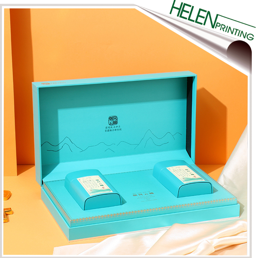 高端送(song)禮翻蓋(gai)茶盒